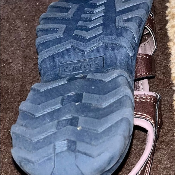 Carters Brown Kids Sandals/ b 226 - Picture 3 of 6